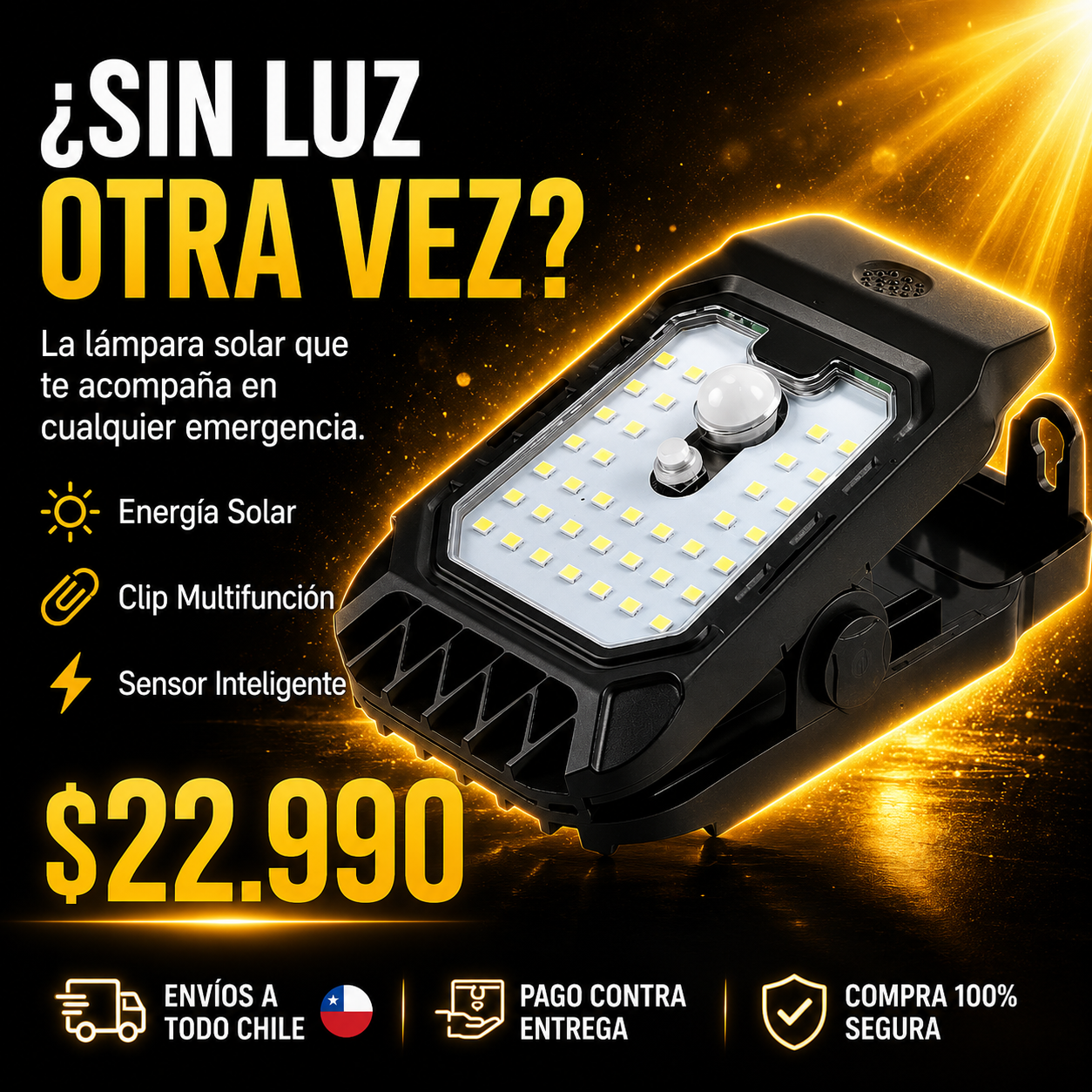 LÁMPARA SOLAR A TODO TERRENO