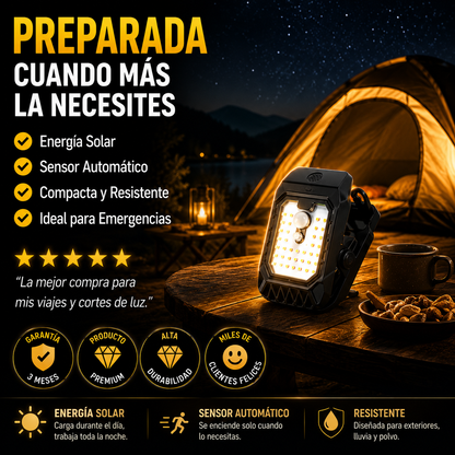 LÁMPARA SOLAR A TODO TERRENO