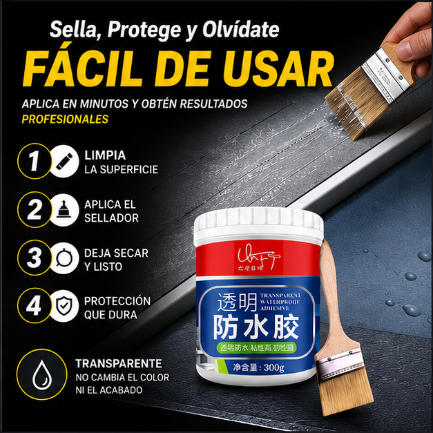 Sellador Transparente Anti-Goteras