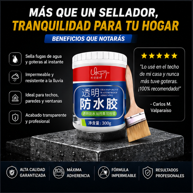 Sellador Transparente Anti-Goteras