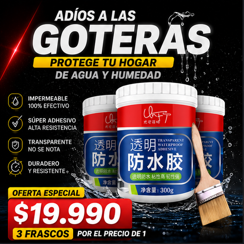 Sellador Transparente Anti-Goteras