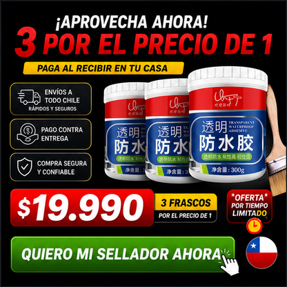 Sellador Transparente Anti-Goteras