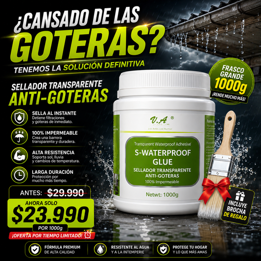 S-Waterproof™ | Sellador Líquido Invisible Maxipack 1000g